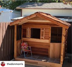 childs cedar playhouse with dutch door and window Diy Sheds