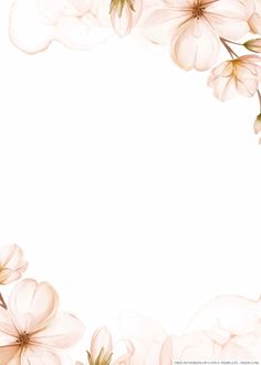 flowers are arranged in the shape of a circle on a white background with space for text