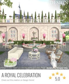 the royal celebration is on display in this rendering