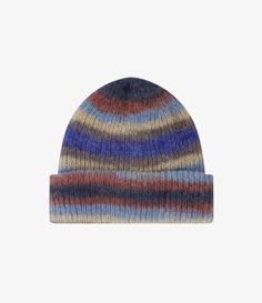 Funky beanie | Printed alpaca blend | A.P.C. Ready-to-Wear Funky Beanies, Holiday Family Outfits, Cute Winter Hats, Striped Beanie, Designer Beanies, Knit Ideas, Cute Beanies, Striped Beanies, Faux Leather Bag