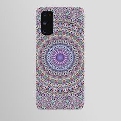 a phone case with an abstract design on it