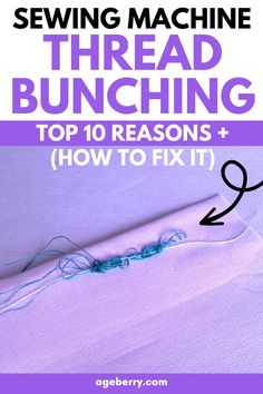 sewing machine threading with text overlay saying how to fix it