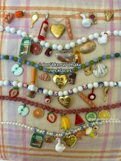 Charm Bracelet Aesthetic Diy, Y2k Gift Ideas, What To Do With Charms, Craft Aesthetic Ideas, Jewelry Making Aesthetic, Trinkets Aesthetic, Homemade Beads, Funky Crafts, Diy Trinkets