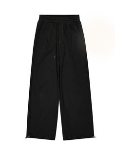 This product combines a relaxed fit with a structured design to create a versatile piece suitable for various occasions. The pants feature a comfortable elastic waistband and adjustable drawstring for a personalized fit. A seamless blend of functionality and style, these pants are an essential addition to any wardrobe. - These pants boast deep pockets, blending practicality with sleek design.- The elasticated cuffs offer a snug fit and highlight the shoe wear.- Crafted from premium fabric, the pants offer all-day comfort without sacrificing durability.- Their minimalist design allows for easy integration into a multitude of outfits, making them a staple for any fashion-conscious individual. Black Pants Baggy, Black Baggy Pants, Essential Pants, Outfit Gym, Black Jogger Pants, Tracksuit Pants, Structured Design, Nylon Pants, Men Stylish Dress