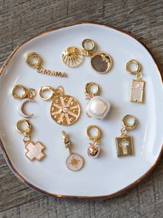 Elevate your charm necklace or bracelet effortlessly with these high-quality gold claw clasp charms. Whether you're feeling bold or playful, we've got a charm for every vibe. Baby Gift Bag, Travel Hat, Charm Collection, Gold Apple, Easter Shopping, Eyewear Accessories, Handbag Shopping, Candle Gift, Gifts For Men