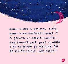 a pink and blue background with a poem written in red on the bottom right corner