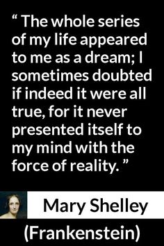 mary sheley franklin quote about life