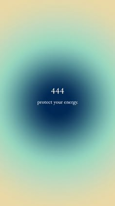 an abstract blue and yellow background with the words 414 protect your energy