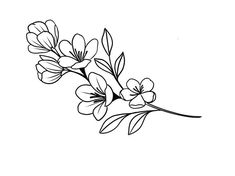 Biomech Tattoo, Flower Tattoo Stencils, Simple Flower Tattoo, Beginner Tattoos, Petit Tattoo, Flower Drawing Design, Flower Outline, Tattoo Stencil Outline, Floral Drawing