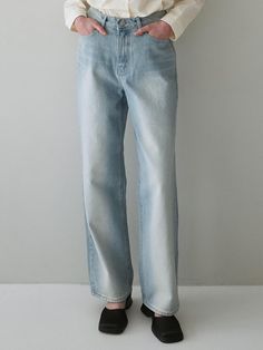 Composition : COTTON 100%Color : Light BlueCountry of Origin : Republic of Korea Color Light, Denim Pants, Light Blue, Composition, The Originals, Clothes For Women, Pants, Blue, Clothes