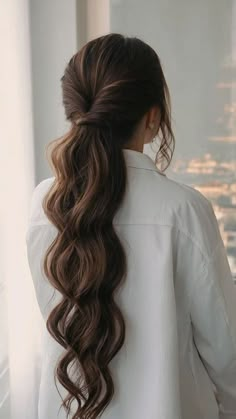 Stylish Hair, Bride Hairstyles, Hair Dos, Gorgeous Hair, Hair Designs