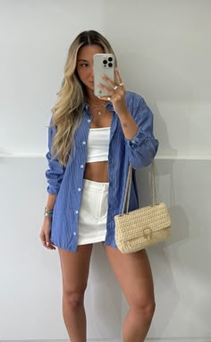 Miami Outfits Night, Outfit Primavera, Camisa Social, Urban Outfits, Casual Style Outfits, Look Casual, Night Outfits