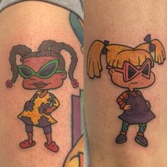 Tatuajes del Nickelodeon de los 90’s que te darán justo en la nostalgia Ppg Tattoo, 90s Tattoos, Homemade Tattoos, Matching Sister Tattoos, Clever Tattoos, Awesome Tattoo, Doodle Tattoo, Tattoo Videos, Cartoon Tattoos