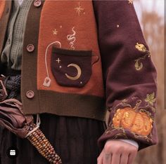 Warmcore Aesthetic Outfit, Forest Aesthetic Clothes, Halloweencore Outfit, Goblincore Crochet, Goblincore Fashion, Witchy Outfits, Dream Clothes, Aesthetic Outfits, Look Cool