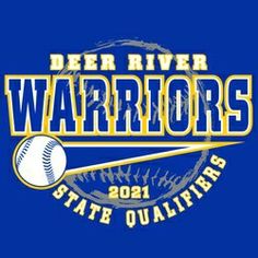 the logo for deer river warriors baseball team