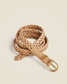 Girls' braided belt in leather Hair Wrap Scarf, Braided Leather Belt, Best Accessories, Girls Braids, Braided Belt, Girly Accessories, Color Crush, Jcrew Women, Braided Leather