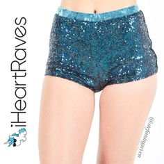 Brand New In Bag, Never Worn Iheartraves Deep Sea Sequin Shorts! Size Small Let Your Mermaid Hair Down When You Wear Our Deep Sea Sequin Shorts. These Sparkly, Teal, High-Waisted Shorts Will Pair Perfectly With A Silver Or Black Crop Top And Combat Boots. 100% Polyester Hand Wash Cold Air Dry Model 1 - Size S. Height: 5' 7" - Bust: 34" - Waist: 24" - Hips: 35" Deep Sea Mermaid, Rave Bottoms, Sea Mermaid, Mermaid Sequin, Festival Shorts, Velvet Shorts, Sequin Shorts, Black Crop Top, Hair Down