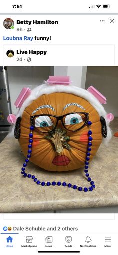 an image of a face made out of a paper bag on top of a counter