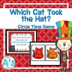 which cat took the hat? circle time game