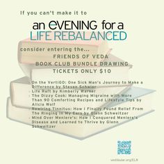 Enter our Friends of VeDA Book Club Bundle Drawing! Grab a ticket here and learn about Life Rebalanced Live, our free virtual conference: vestibular.org/elr About Life