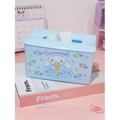 Kawaii Sanrio My Melody Tissue Box Kuromi Cinnamoroll Cartoon Anime Cute Car Tissue Box Large Capacity Girl Student Dormitory Product name: Cute tissue storage box Size: 16.5 * 11 * 9.5c Material: Plastic Color: 2. Cinnamoroll Cartoon, Tissue Storage, Sanrio My Melody, Kuromi Cinnamoroll, Kawaii Sanrio, Student Dormitory, Cute Cars, Tissue Box Covers, My Melody