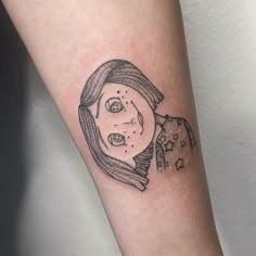 Unique Coraline Tattoos, Coraline House Tattoo, Coraline Cat Tattoo, Small Coraline Tattoo, Coraline Doll Tattoo, Caroline Tattoo, Coraline Flash