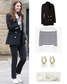 Blazer Kate Middleton, Winter Outfits Kate Middleton, Kate Middleton Professional Outfit, Kate Middleton Outfits Formal, Kate Middleton Fall Outfits, Classy Disney Outfits, Kate Middleton Winter Outfits, Middleton Style Casual, 40 Year Old Hairstyles