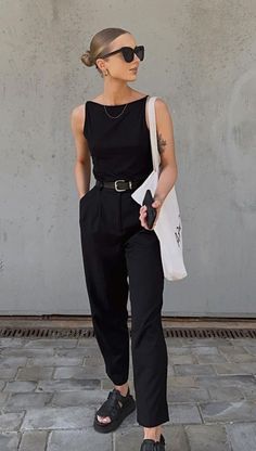 Shein Outfits, Looks Street Style, Looks Black, Nature Tattoos, Casual Work Outfits, Mode Inspo, Looks Chic, 가을 �패션, Business Casual Outfits