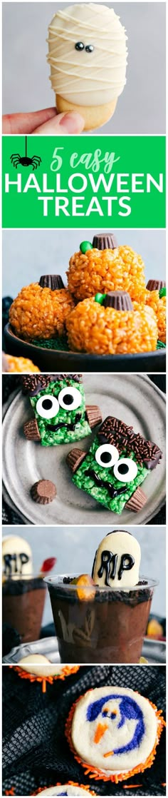 halloween treats that look like they have eyes on them