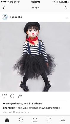 Halloween Witch Kids, Cats In Halloween Costumes, Halloween Fancy Dress Kids, Carnaval Kids, Baby Fancy Dress, Baby Kostüm, Diy Halloween Costumes For Kids, Cute Clown, Halloween Party Diy