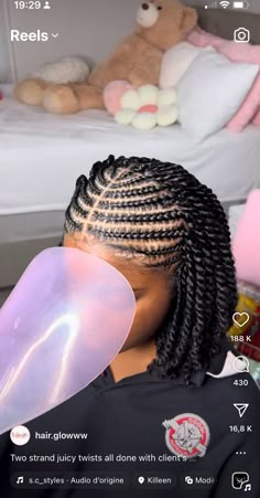 Cornrows Natural Hair, Short Box Braids Hairstyles, Protective Hairstyles For Natural Hair, Quick Natural Hair Styles, Plaits Hairstyles, Braided Cornrow Hairstyles, Quick Braided Hairstyles, Twist Braid Hairstyles, Protective Hairstyles Braids