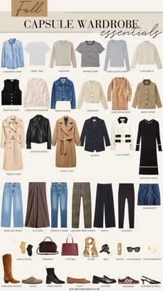 2024 fall capsule wardrobe Capsule Wardrobe Casual, Capsule Wardrobe Women, Capsule Wardrobe Essentials, Capsule Wardrobe Outfits, Fall Wardrobe Essentials, Fashion Capsule Wardrobe, Travel Capsule Wardrobe, Winter Capsule Wardrobe, Fall Clothing