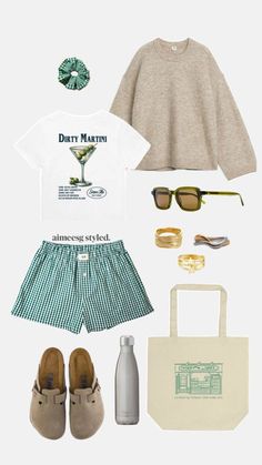 Spring Amusement Park Outfit, California Casual Outfits, Leslie Aesthetic, Maine Outfits, Loungewear Ideas, 60 Degree Weather Outfit, Boston Outfits, Bold Shoes, Honeymoon Outfits