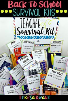 back to school survival kit for teachers