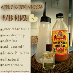 Apple Cider Vinegar Hair Rinse- Read about benefits - Recipe 1/2 cup Apple Cider Vinegar 1/2 cup Water 2 drops Tea Tree Essential Oil. Been using AppleCider Vinegar since 8 months,saw significant difference in hair quality, Love it! Hard Water Hair, Acv Hair, Apple Cider Vinegar Hair, Apple Cider Vinegar Hair Rinse, Diy Apple Cider, Vinegar Hair Rinse, Vinegar For Hair, Apple Cider Vinegar Rinse, Apple Cider Vinegar For Hair