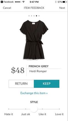 French Grey Heidi Romper Stitch Fix- Maybe a great alternative to a black dress!! Style Black Dress, Maternity Romper, Nursing Friendly, Long Torso, A Style, New Wardrobe, Long Legs