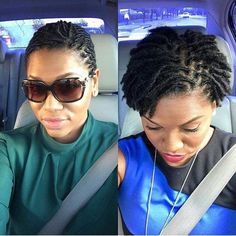 Locs On Twa, Loc Patterns, Starter Locs With Curly Ends, 4c Starter Locs, Short Microlocs, Starting Locs, Locs With Curly Ends, Loc Goals, Small Locs