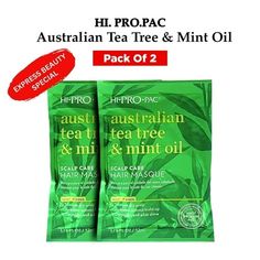 Hi Pro Pac Australian Tea Tree and Mint Oil Scalp Care Hair Masque - 1.75 oz ( 2 Pack ) Indulge your scalp in the revitalizing care of Hi Pro Pac Australian Tea Tree and Mint Oil Scalp Care Hair Masque. This package includes two 1.75 oz packs, each offering an intensive treatment designed to soothe and nourish the scalp. Infused with Australian tea tree oil and mint oil, this masque provides a refreshing experience while addressing scalp concerns, promoting a healthier scalp environment for vibr Australian Tea Tree Oil, Australian Tea Tree, Mint Oil, Hair Masque, Scalp Oil, Healthy Scalp, Scalp Care, Care Hair, Tree Oil