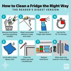 how to clean a fridge the right way with pictures and instructions on how to use it