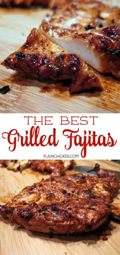 the best grilled fajitas recipe is made with only three ingredients, and it's easy to make