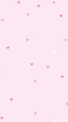 pink and white hearts wallpaper with lots of small hearts on the bottom right corner