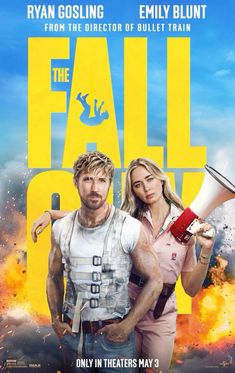 the movie poster for the fall guy