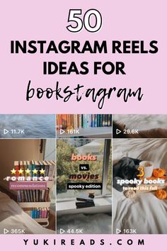 the top 50 instagramm reels for books to use in your home or office