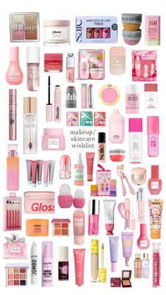 Makeup And Skincare Wishlist, What To Get At Sephora, Wish List Ideas For Teens, Preppy Makeup Products, Best Sephora Products, Teen Christmas Wishlist, Sephora Wishlist, Face Makeup Routine, Skincare Preppy