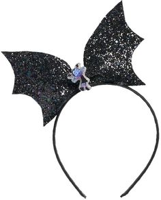 Disney Disney's Vampirina Girls Glittering Bat Wing Bow Headband Sorciere Halloween, Bat Party, Bat Bow, Monster High Birthday Party, Dekorasi Halloween, Girls Hair Bows Diy, Crochet Gloves Pattern, Adornos Halloween