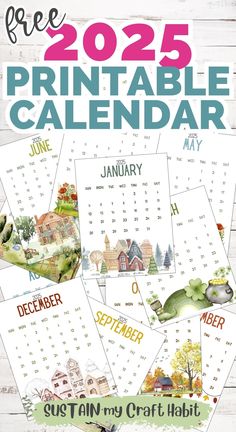 the free printable calendar for january and december is available in two sizes, including one with