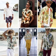 Los estampados tropicales están por todas partes. Esas camisas Hawaianas que dañaban la vista, se han re inventado y vienen en tonos mas discretos con diseños de hojas tropicales… Perfectos para crear un look veraniego y vacacional. Tropical Floral, Tartan, Paisley, Mood Board, Florida, Floral