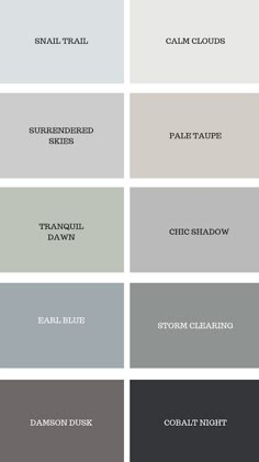 the different shades of gray and white are shown in this color scheme, which is also available