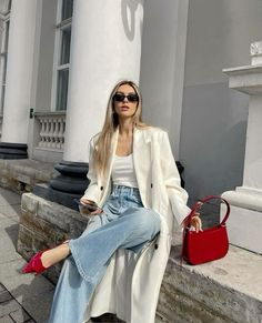 Red Heels Outfit, Classy Fall Outfits, Classy Business Outfits, Chique Outfit, Professional Outfits Women, Corporate Outfits, Elegante Casual, Looks Chic, 가을 패션