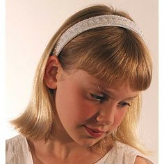 Indira Pearl Beaded Girls Headband By Andrea's Beau | Dressy Girls Headband Flower Girl Headpiece, Head Wreath, Girls Headband, Head Bands, Girls Headbands, First Communion, Pearl Beads, Headpiece, Flower Girl